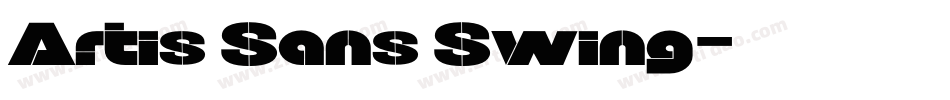 Artis Sans Swing字体转换